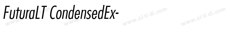 FuturaLT CondensedEx字体转换